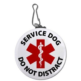 Service Dog DO NOT DISTRACT Red Medical Alert Symbol 2.25