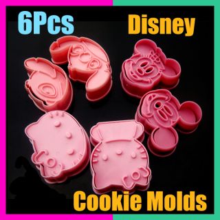 Disney Mickey Minny Hello Kitty Stitch Cake Cookie Biscuit Mold Cutter