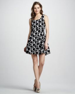 T67H0 Shoshanna Sleeveless Fit and Flare Dress