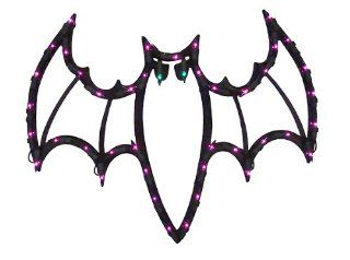 18 Lighted Halloween Spooky Bat Window Silhouette