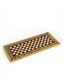 MacKenzie Childs Courtly Check Entrance Mat   