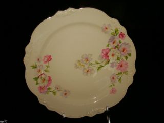 Vintage Homer Laughlin Virginia Rose Floral Dinner Plate