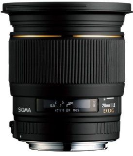 Sigma 20mm f/1.8 EX DG RF Aspherical Wide Angle Lens for