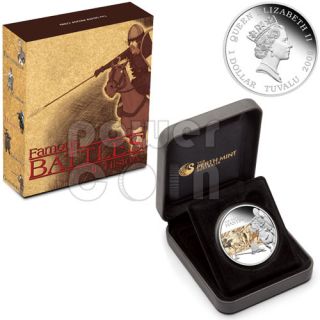 Silver Proof Coin Battle of Hastings 1066 Tuvalu 2009