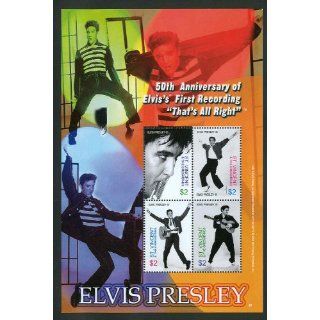 Elvis Presley Rare Sheet of 4 St Vincent Stamps 3431