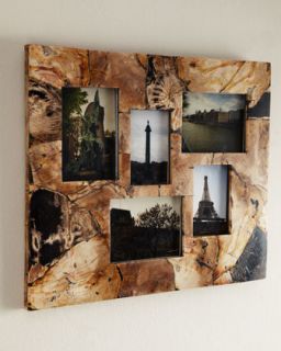 H67EY Janice Minor Petrified Wood Collage Frame