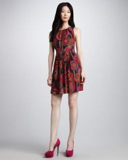 Trina Turk Millicent Medallion Print Dress   Neiman Marcus