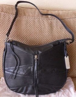 New Botkier Haven Black Leather Hobo Handbag Bag $545 Save $299