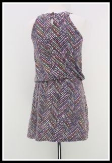 Haven Girl Size 10 12 Chevon Multi Colored Striped Sequin Boutique