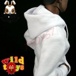 Wild Toys 1 6 Hoodies S2 White w String Fashion WT007C
