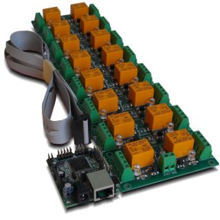  16 CH Relay Module Board for Home Automation SNMP Web IP LAN