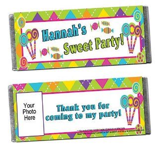 Sweet Argyle Personalized Photo Candy Bar Wrappers   Qty