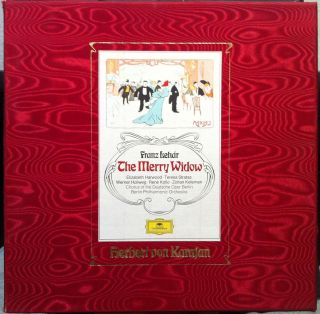 Herbert Von Karajan Lehar The Merry Widow 2 LP VG 2707 070 10 Vinyl