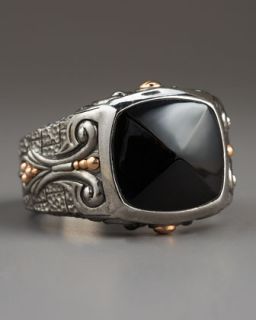 Stephen Webster Lg Inlay Signet Ring Onyx   Neiman Marcus