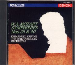Mozart Symphonies NOS 25 40 Krivine COCO6103 Japan CD