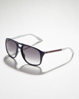 Plastic Aviator Sunglasses  