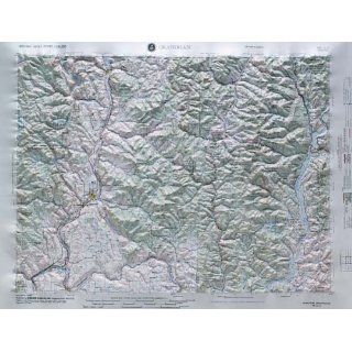 OKANOGAN REGIONAL Raised Relief Map in the state of
