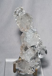 Spectacular Quartz Herkimer Diamond Crystal Cluster 5.75 inch