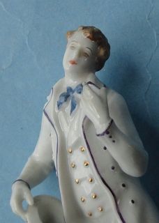 Rosenthal Oppel Hermann Victorian Courtesy Cavalier Man Male Porcelain