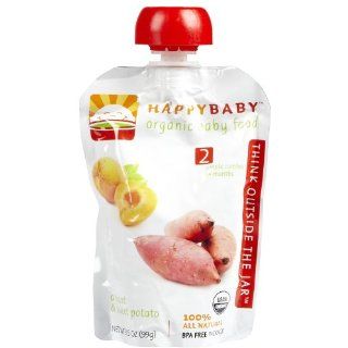 Happybaby Organic Baby Food Stage 2 Meals Ages 6+ Months Apricot and