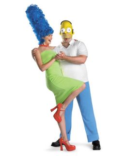 Deluxe Homer XL 40 42 Marge M 8 10 Simpson Costume Set New NIP