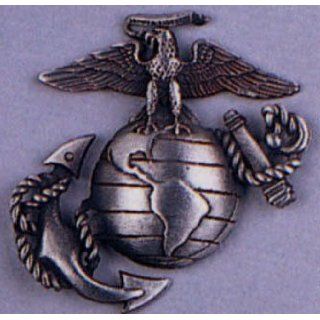 Pewter USMC Marine Corps Logo Insignia Pin: Clothing