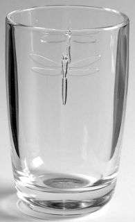  rochere pattern dragonfly piece highball glass size 5 inches size 2 3
