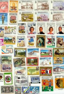 Honduras 50 Different Stamps Collection
