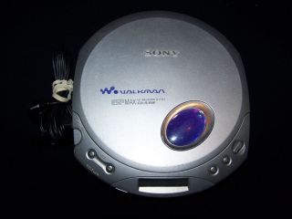  E351 Portable Walkman CD Player Headphones CD R RW Tested