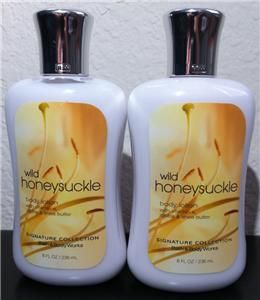 Bath and Body Works Wild Honeysuckle Body Lotion X2