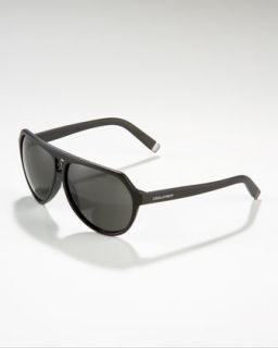 Dsquared2 Plastic Aviator Sunglasses, Black   