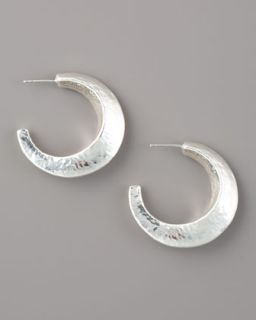 Ippolita Silver Hoop Earrings    Ippolita Silver Loop