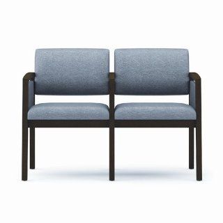 Lenox 31.5 Two Seat Sofa with Center Arm Fabric Metro