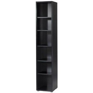 Tvilum Fairfax Tall Narrow Bookcase, Black