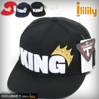 Ililily Brand New Mens Hip Hop Cap Hat Black Baseball Caps Unisex Flat