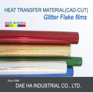  5mX50m Glitter Heat Transfer Vinyl Film Heat Press CAD CUT
