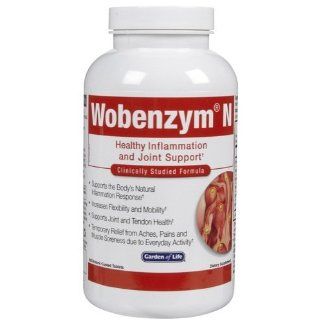 Garden of Life Wobenzym N   800 Tablets Health & Personal