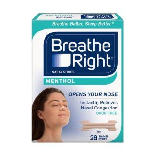 Breathe Right Mentholated Vapor Strips for Cold & Allergy