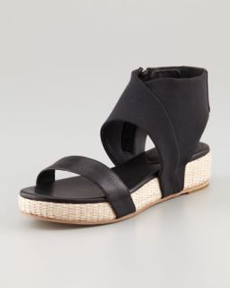  flatform sandal available in black $ 175 00 eileen fisher slot stretch