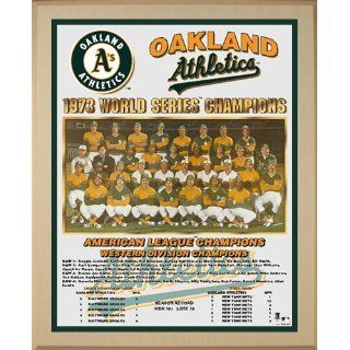 Oakland Athletics Large Healy Plaque   1973 World Series