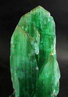 358 Gram Superb Quality V Shape Hiddenite Kunzite Crystal with Green