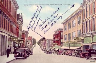 Hopkinsville KY Main Street Looking South 1944