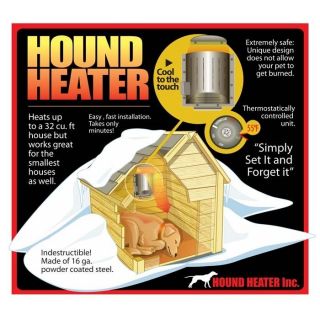 Akoma Hound Heater Dog House Heater 110 V 10 x 10 x 4 5 HHF 1