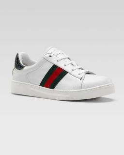  available in white green red $ 210 00 gucci ace lace up sneaker