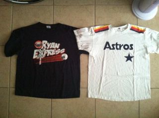 Houston Astros SGA Rainbow Jersey Shirt Nolan Ryan Express x Large