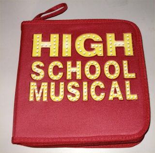 High School Musical CD Board Game Disney Red Carry Case