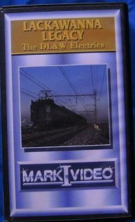 Lackawanna Legacy DL w Electrics Hoboken Denver Train Railroad VHS