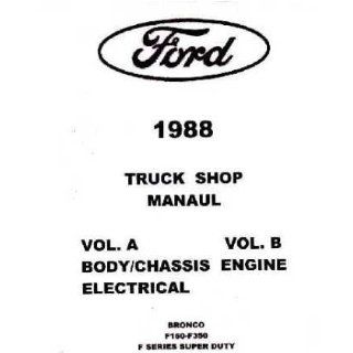 1988 FORD TRUCK F150 F350 ECONOLINE Service Manual