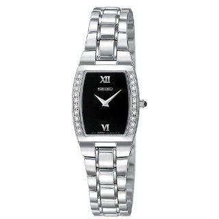 Seiko Womens SUJE79 Diamond Silver Tone Watch: Watches: 