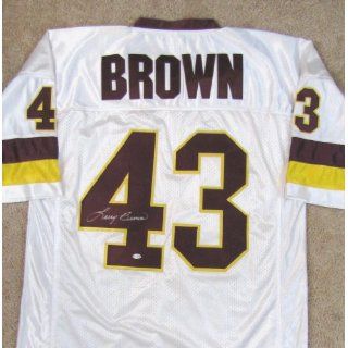 Larry Brown Autographed Throwback Custom Jersey